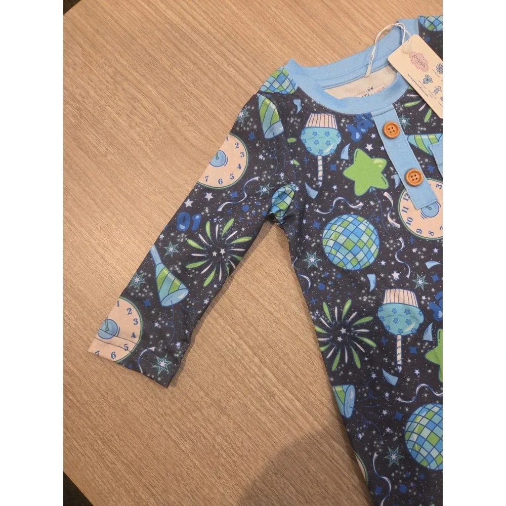 Pete & Lucy Ball Drop Boys Romper Size 0-3m